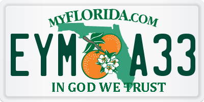FL license plate EYMA33
