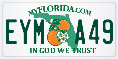 FL license plate EYMA49