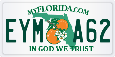 FL license plate EYMA62