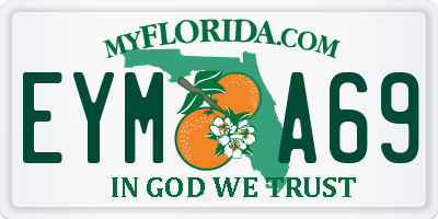 FL license plate EYMA69