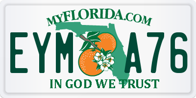 FL license plate EYMA76