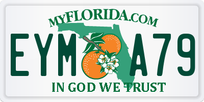FL license plate EYMA79