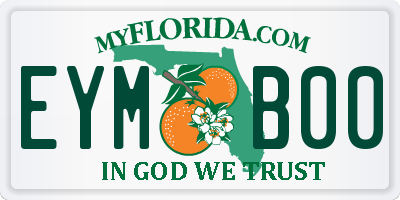 FL license plate EYMB00
