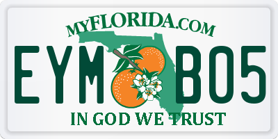 FL license plate EYMB05