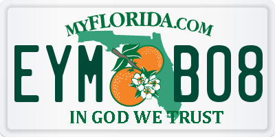 FL license plate EYMB08