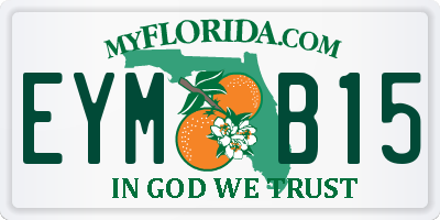 FL license plate EYMB15