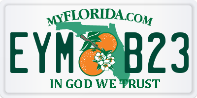 FL license plate EYMB23