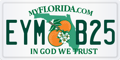FL license plate EYMB25