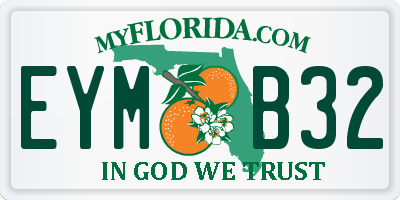 FL license plate EYMB32