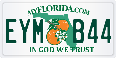 FL license plate EYMB44