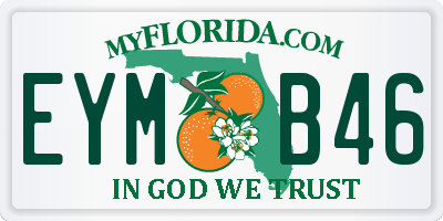 FL license plate EYMB46