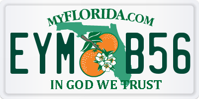 FL license plate EYMB56