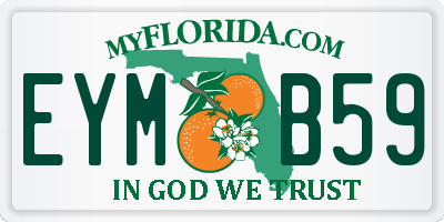 FL license plate EYMB59