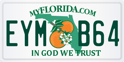 FL license plate EYMB64