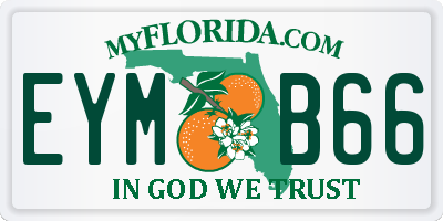FL license plate EYMB66