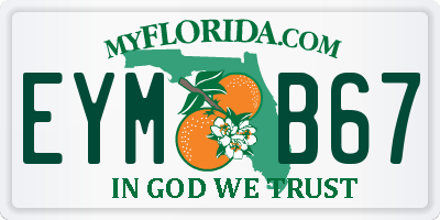 FL license plate EYMB67