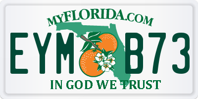 FL license plate EYMB73