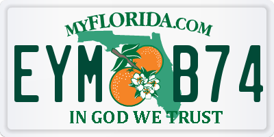FL license plate EYMB74
