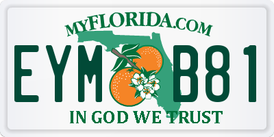 FL license plate EYMB81