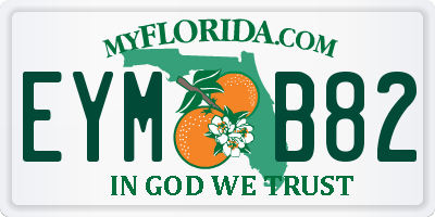 FL license plate EYMB82