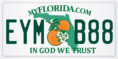 FL license plate EYMB88