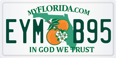 FL license plate EYMB95