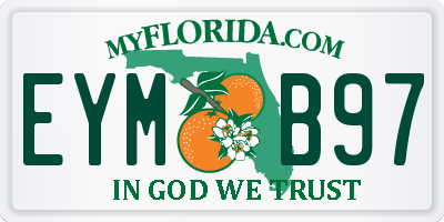 FL license plate EYMB97