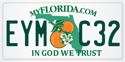 FL license plate EYMC32