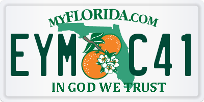 FL license plate EYMC41