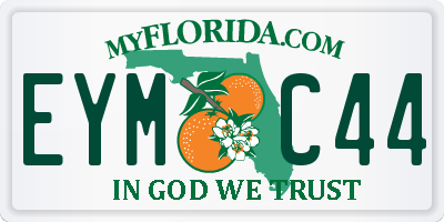 FL license plate EYMC44
