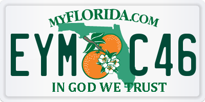FL license plate EYMC46