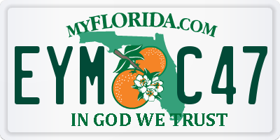 FL license plate EYMC47
