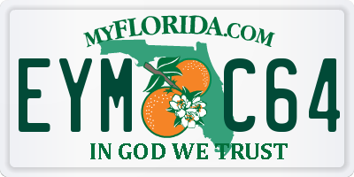 FL license plate EYMC64