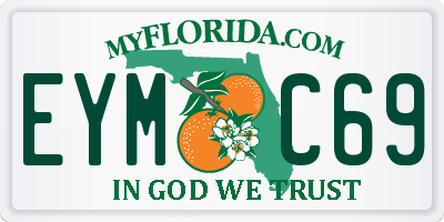 FL license plate EYMC69