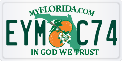 FL license plate EYMC74