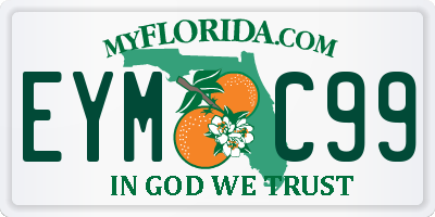 FL license plate EYMC99