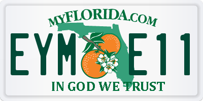 FL license plate EYME11