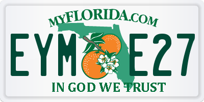 FL license plate EYME27