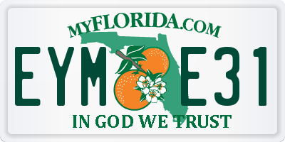 FL license plate EYME31