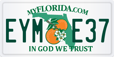 FL license plate EYME37