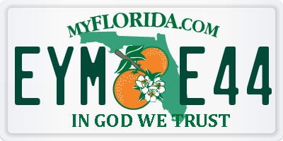 FL license plate EYME44