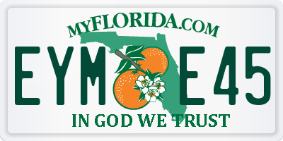 FL license plate EYME45