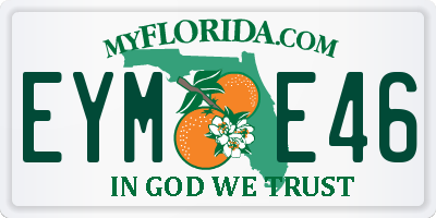 FL license plate EYME46