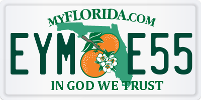 FL license plate EYME55