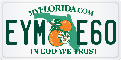 FL license plate EYME60