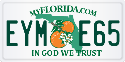 FL license plate EYME65