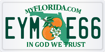 FL license plate EYME66