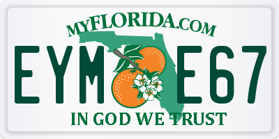 FL license plate EYME67