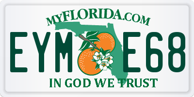 FL license plate EYME68