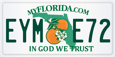 FL license plate EYME72